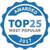 Top 25 Most Popular Kids Activities badge for 2017